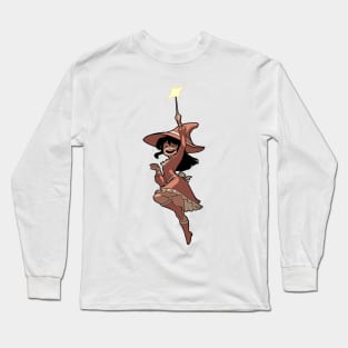 Spell Yeah Cute Witch Pink Outfit Variant (No Text) Long Sleeve T-Shirt